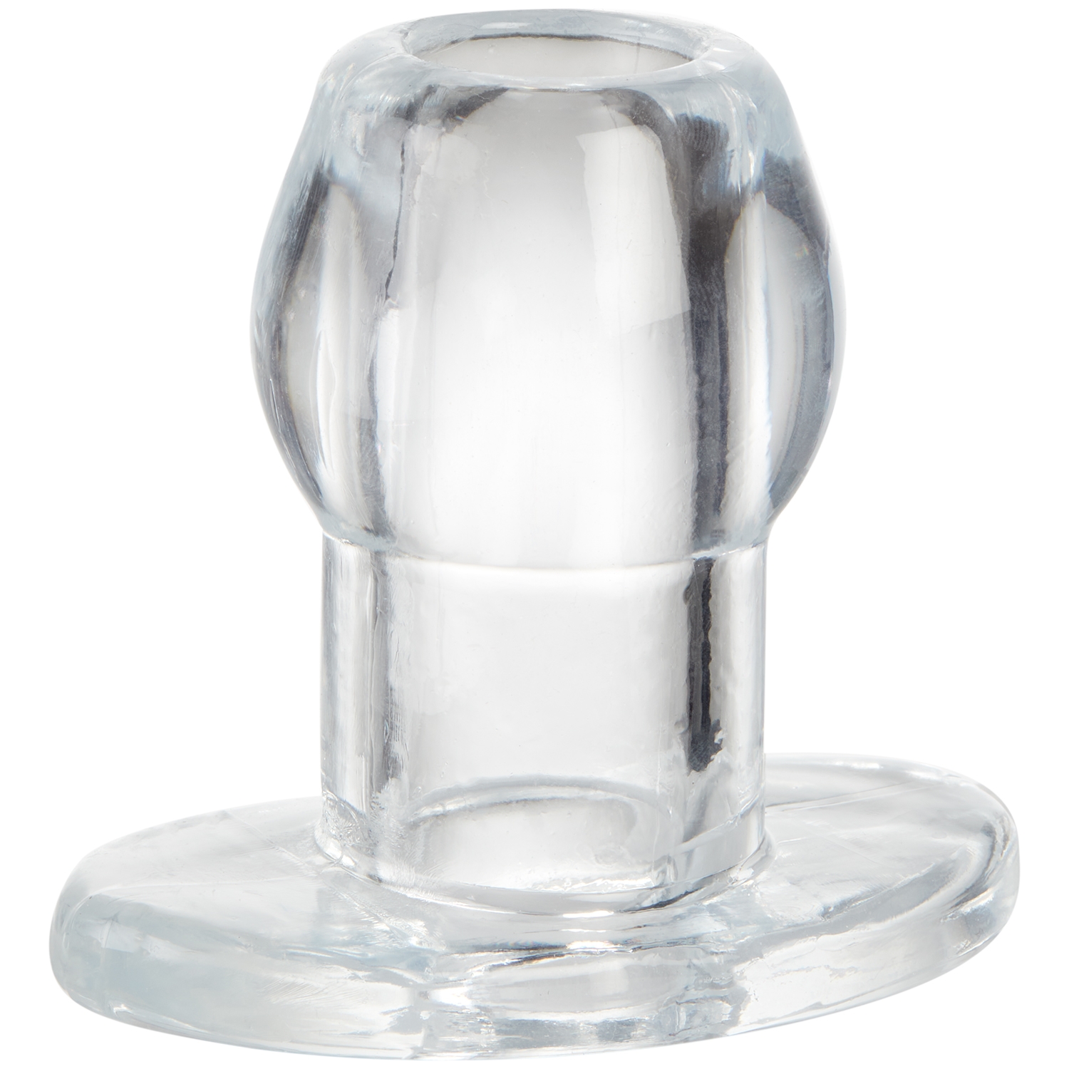 Perfect Fit Tunnel Buttplug Medium Clear 8 cm - Klar