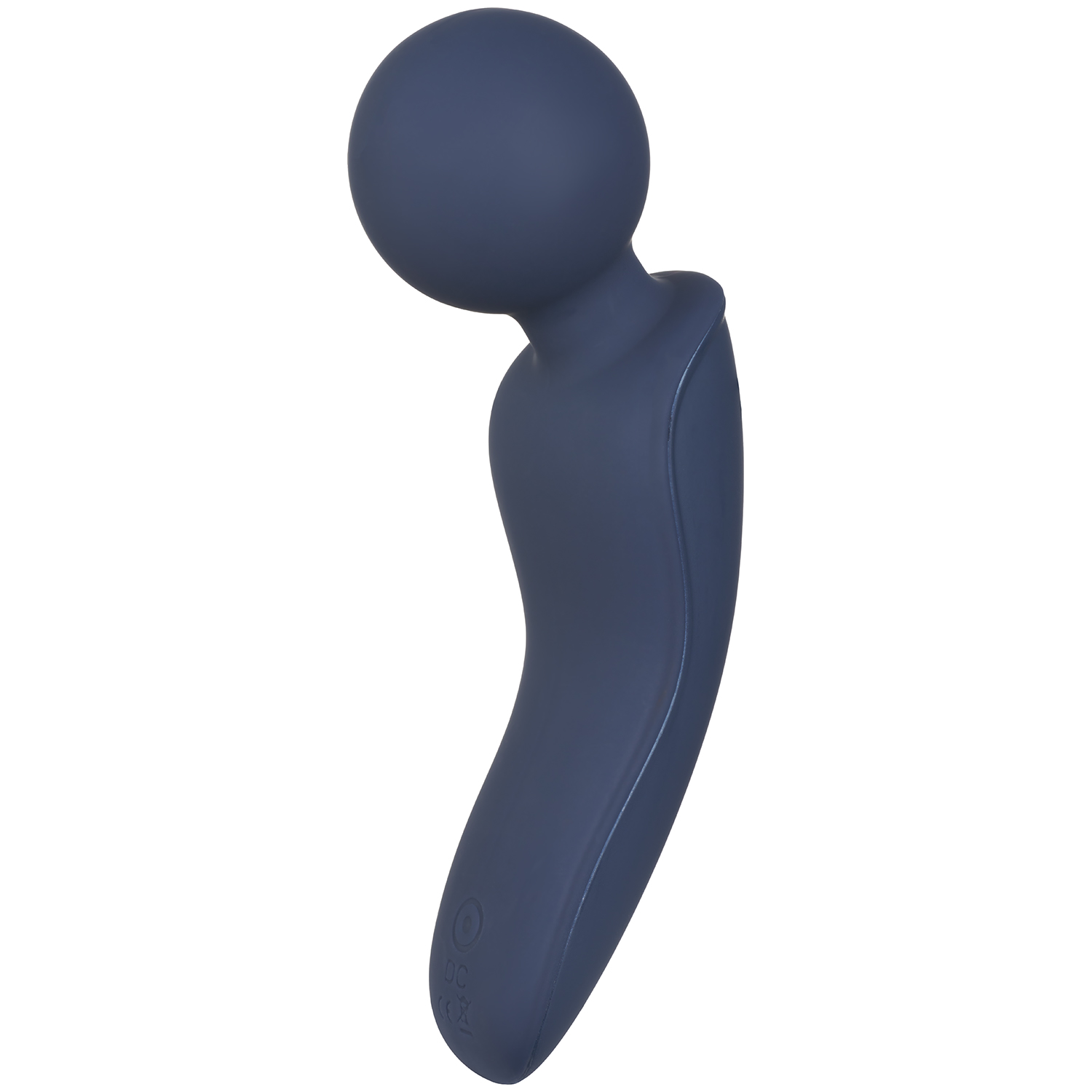 Amaysin Curvy Opladelig Mini Magic Wand Vibrator 14 cm - Blå