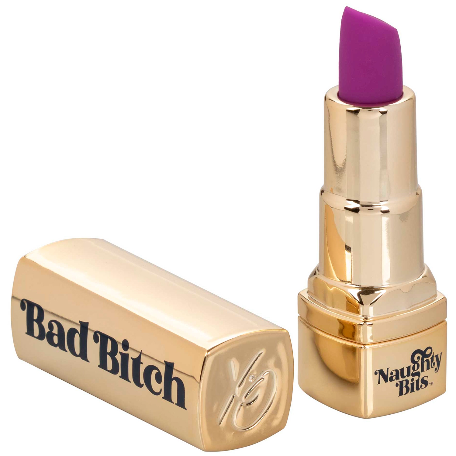 CalExotics Naughty Bits Bad Bitch Lipstick Vibrator 7,5 cm - Guld
