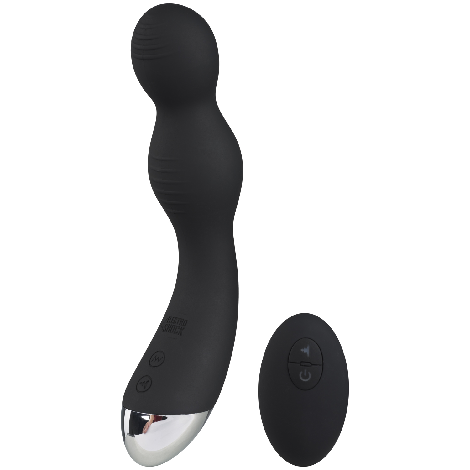 Electroshock Fjernbetjent G og P-punkts Vibrator - Sort