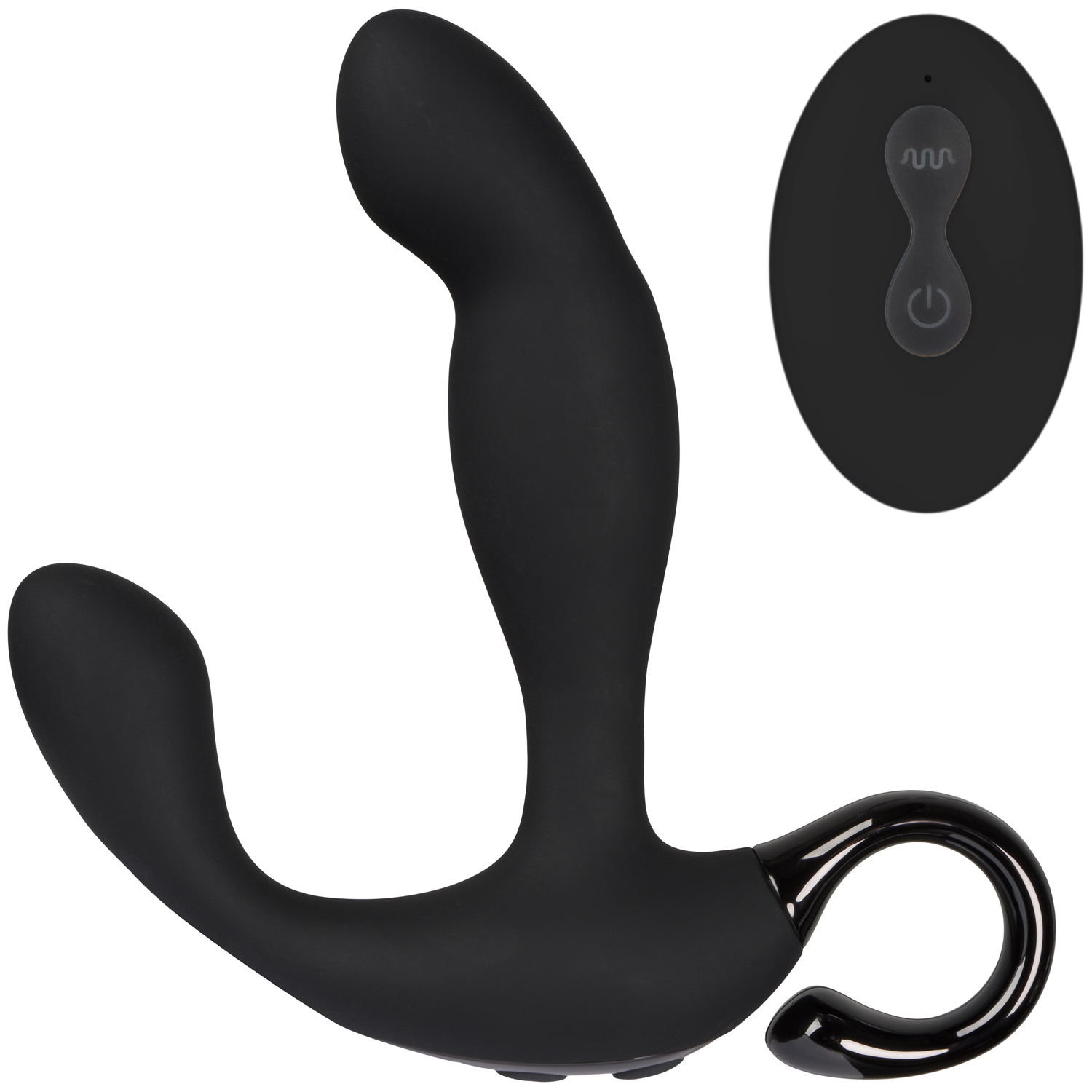 Sinful Come-hither Opladelig Prostata Vibrator 13 cm - Sort