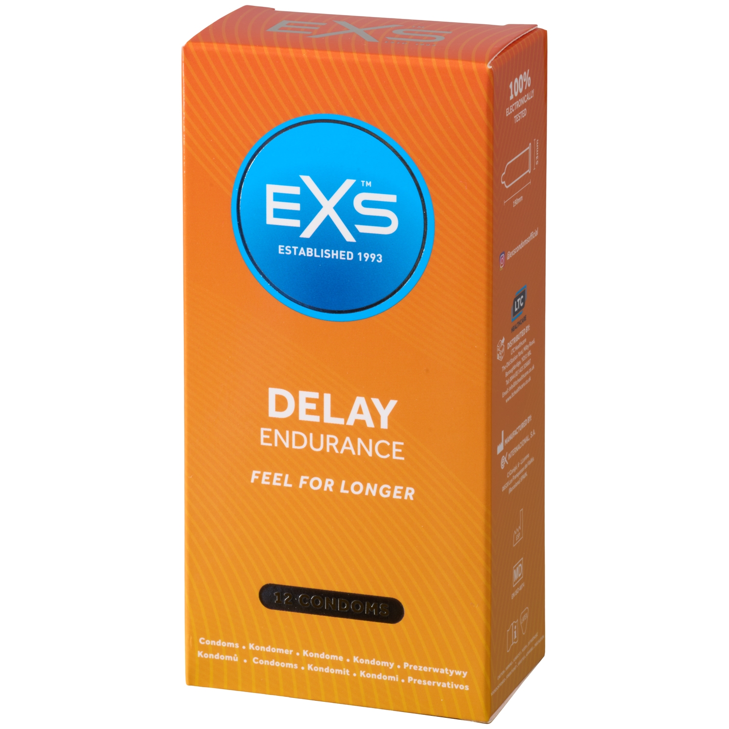 EXS Delay Kondomer 12 stk - Klar
