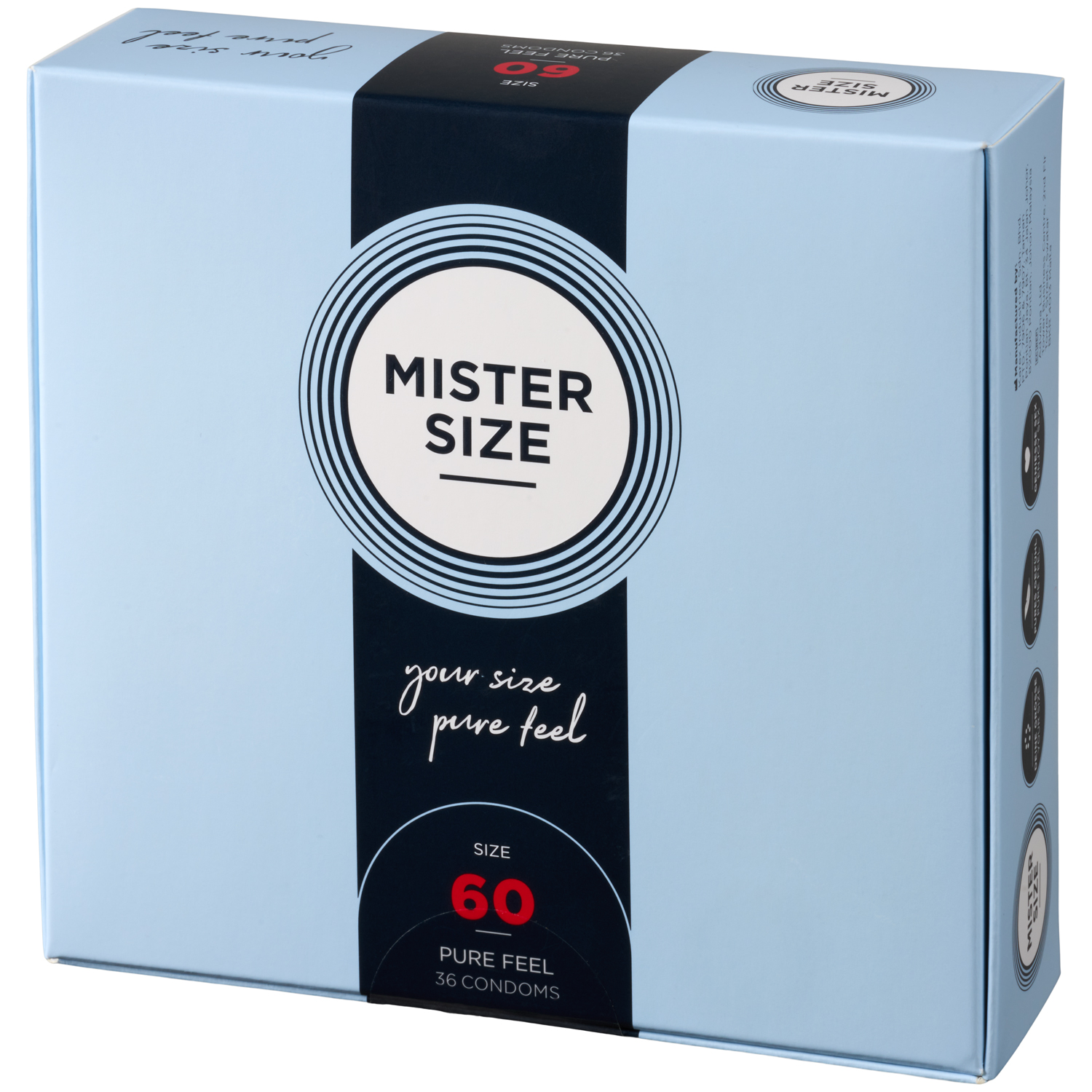Mister Size Pure Feel Kondomer 36 stk - Klar