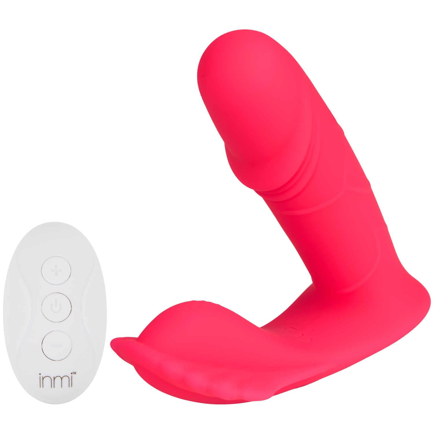 Inmi Panty Thumper Vibrator med Fjernbetjening - Koral