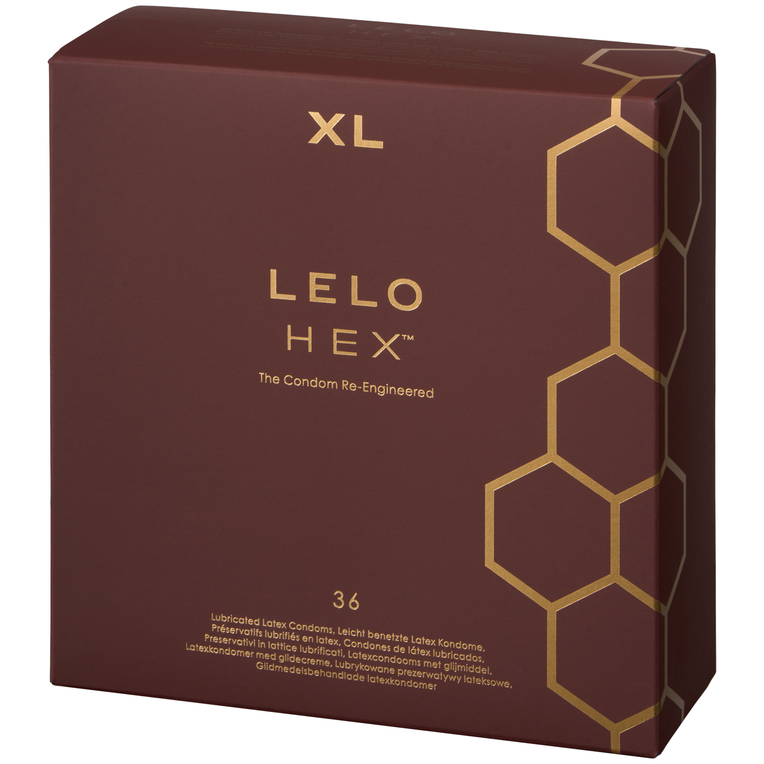 Lelo Hex Respect XL Kondomer 36 stk - Klar