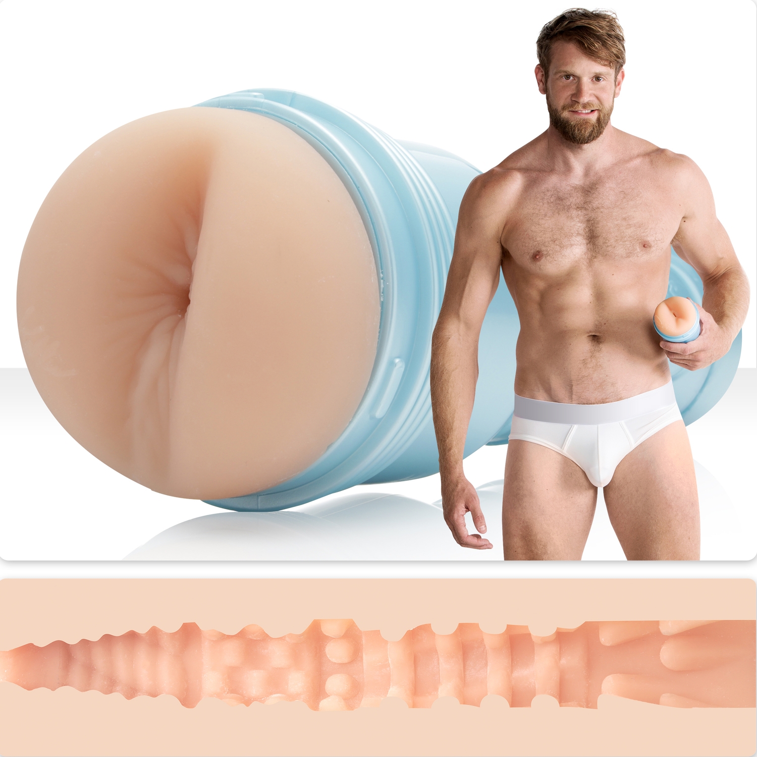 Fleshjack Boys Colby Keller Lumberjack Masturbator - Blå