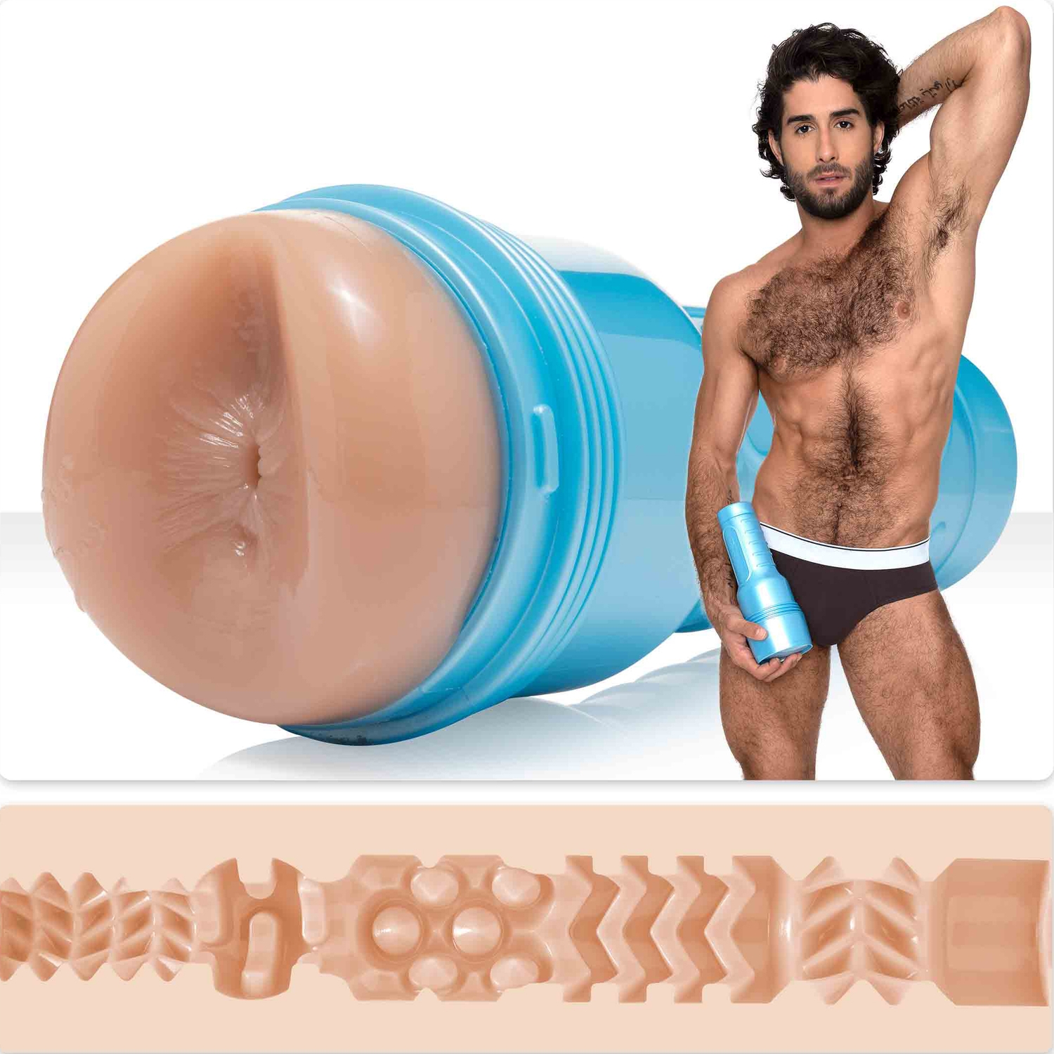 Fleshjack Boys Diego Sans Masturbator - Blå