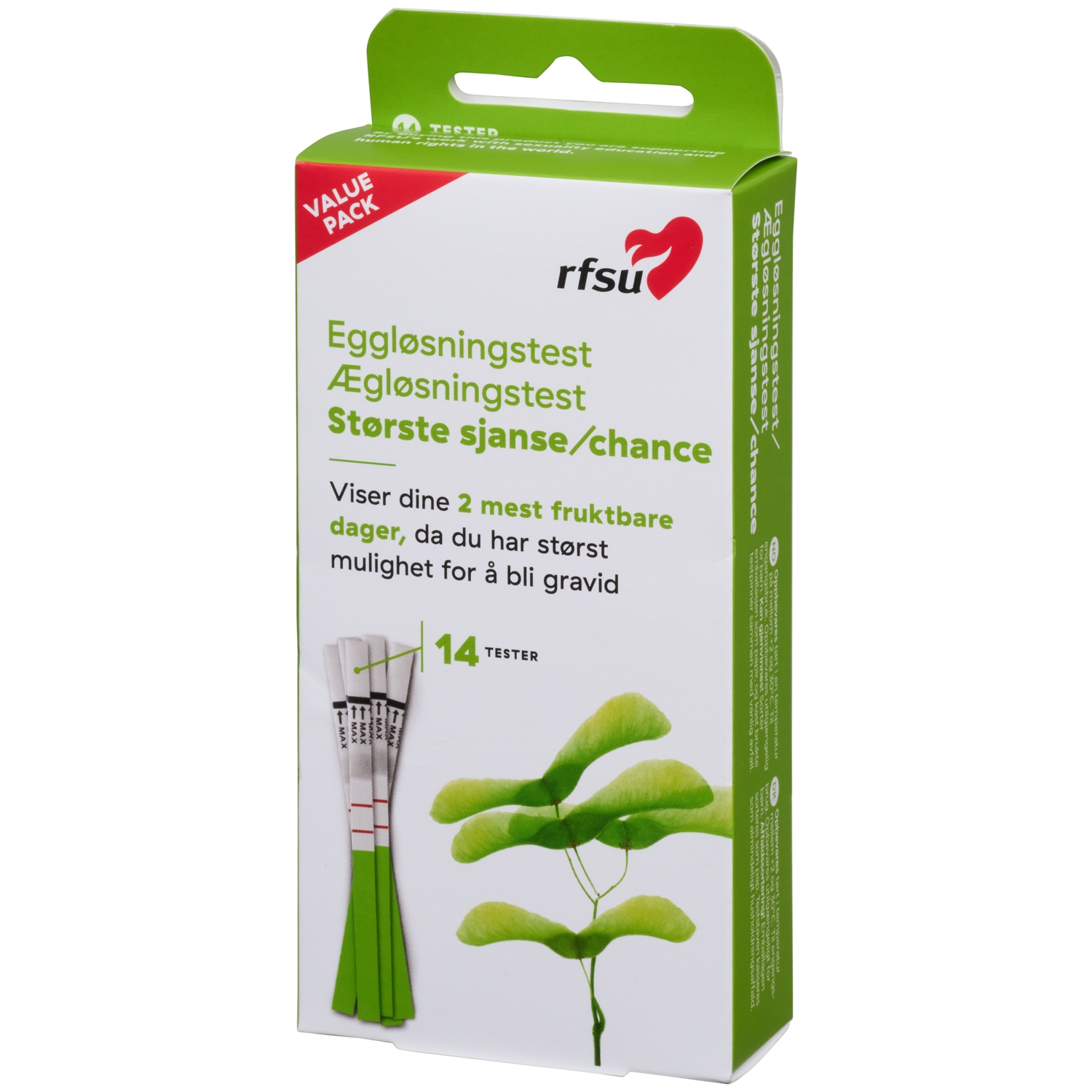 RFSUÆgløsningstest til Hjemmebrug 14 pakker