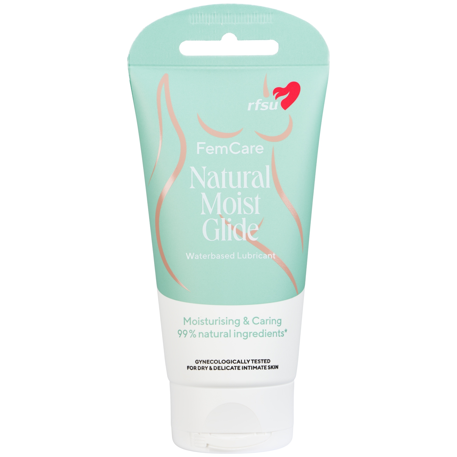 RFSU FemCare Natural Moist Vandbaseret Glidecreme 75 ml - Klar