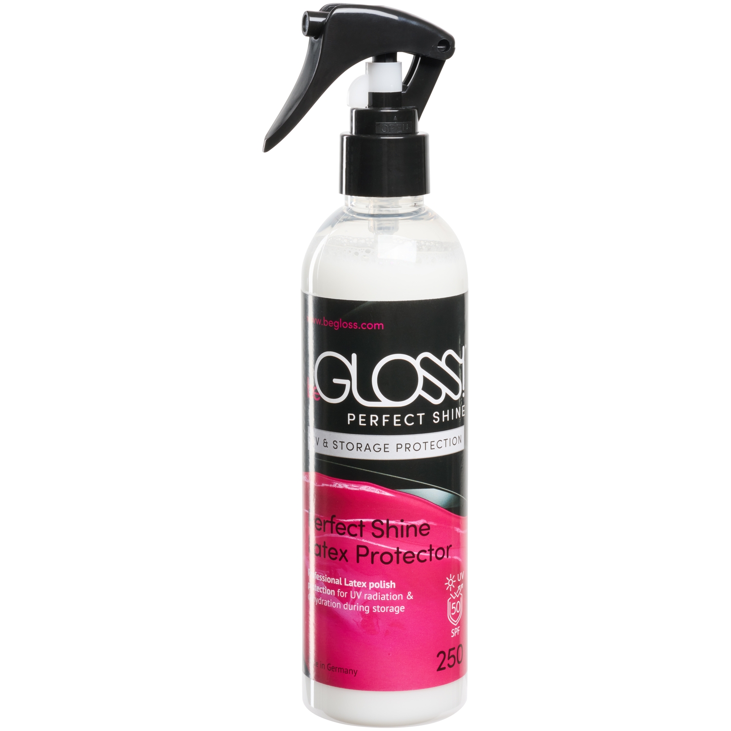 beGLOSS Perfect Shine Daylight UV Beskyttelse 250 ml - Klar
