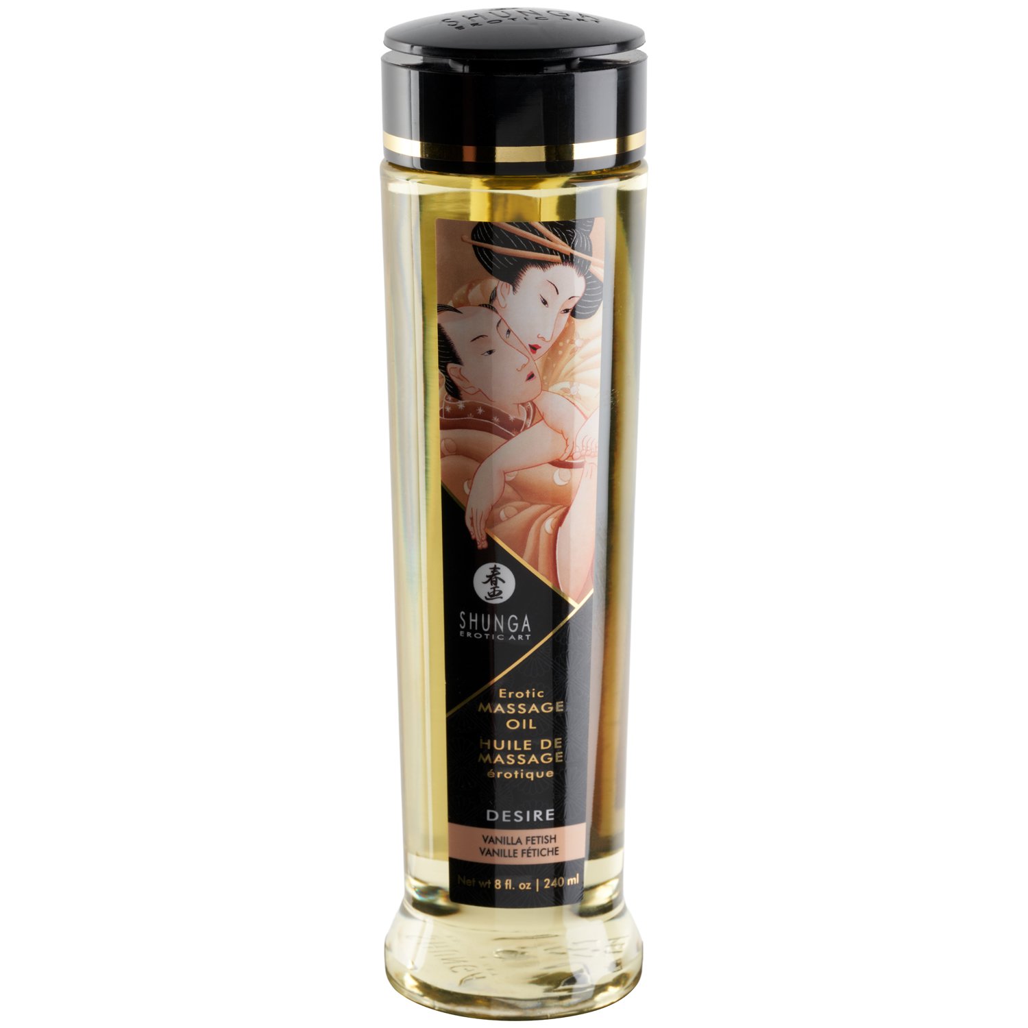Shunga Erotisk Sensuel Massageolie med Duft 240 ml - Klar