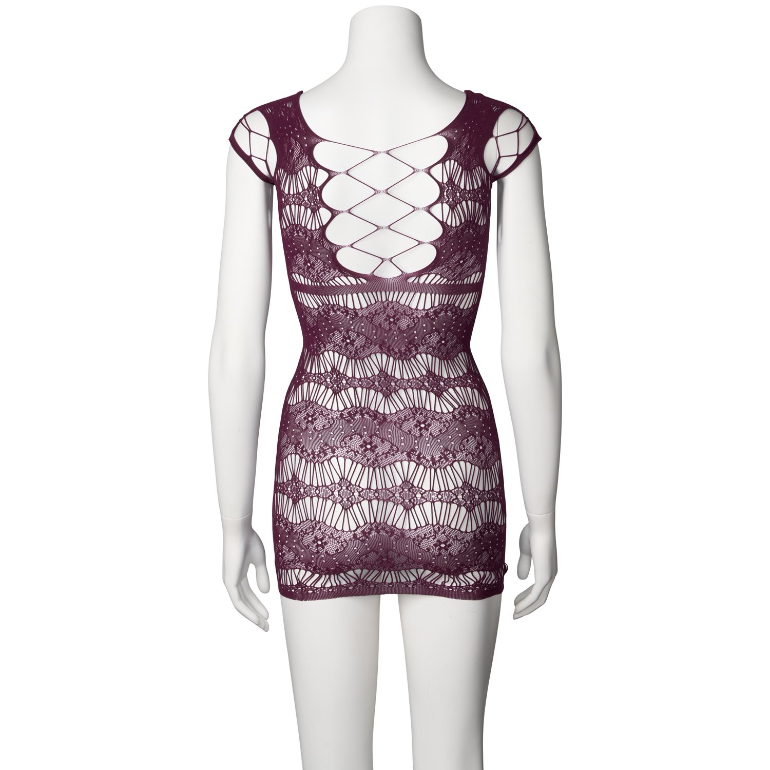 NORTIE Lilya Mini Bordeaux Kjole - Rød - One size