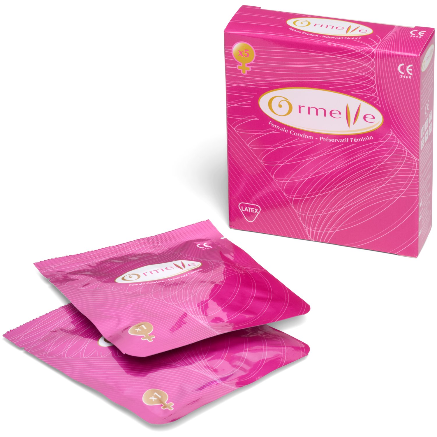 Ormelle Femidomer 5 stk - Klar