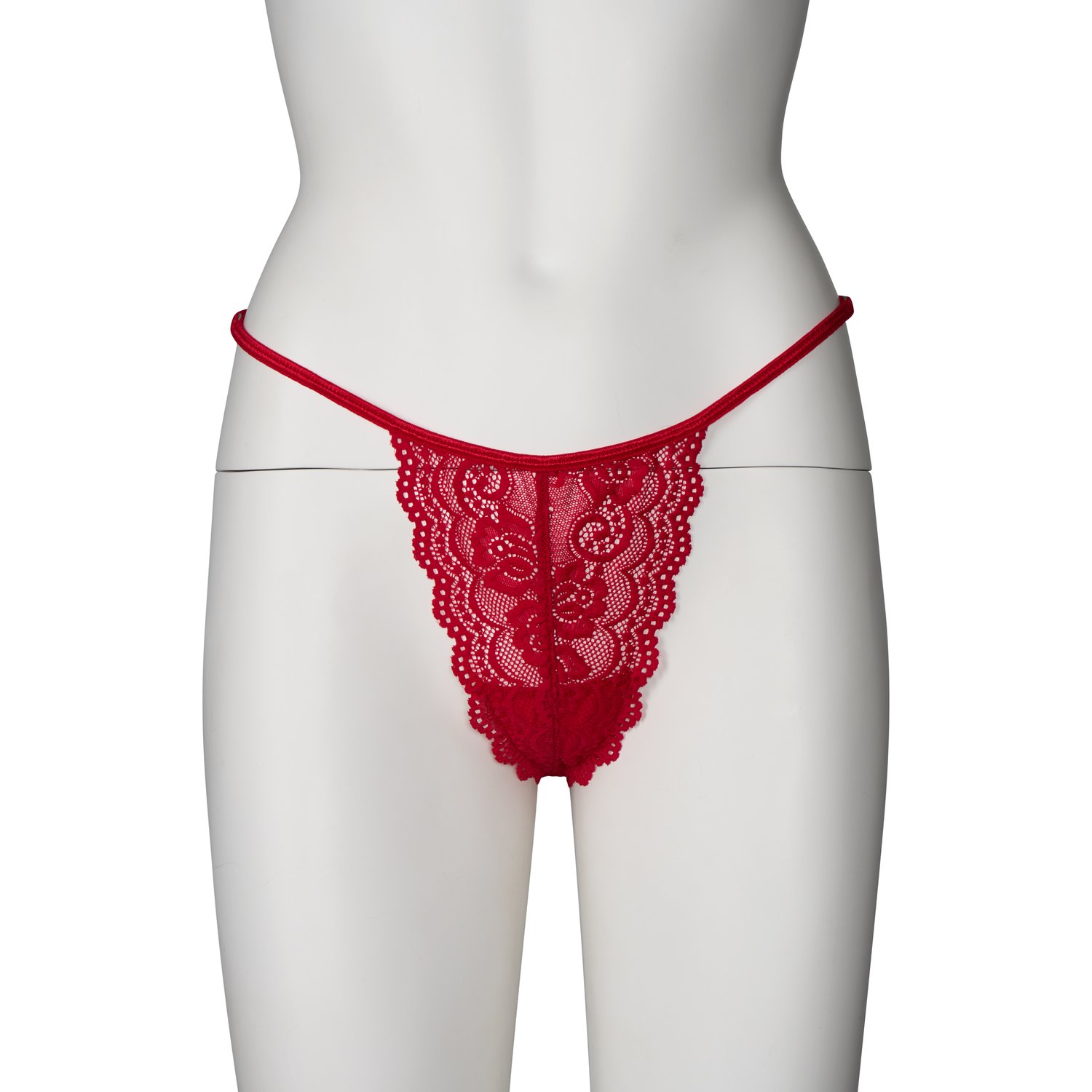 NORTIE Saga Blonde G-String - Rød - One size