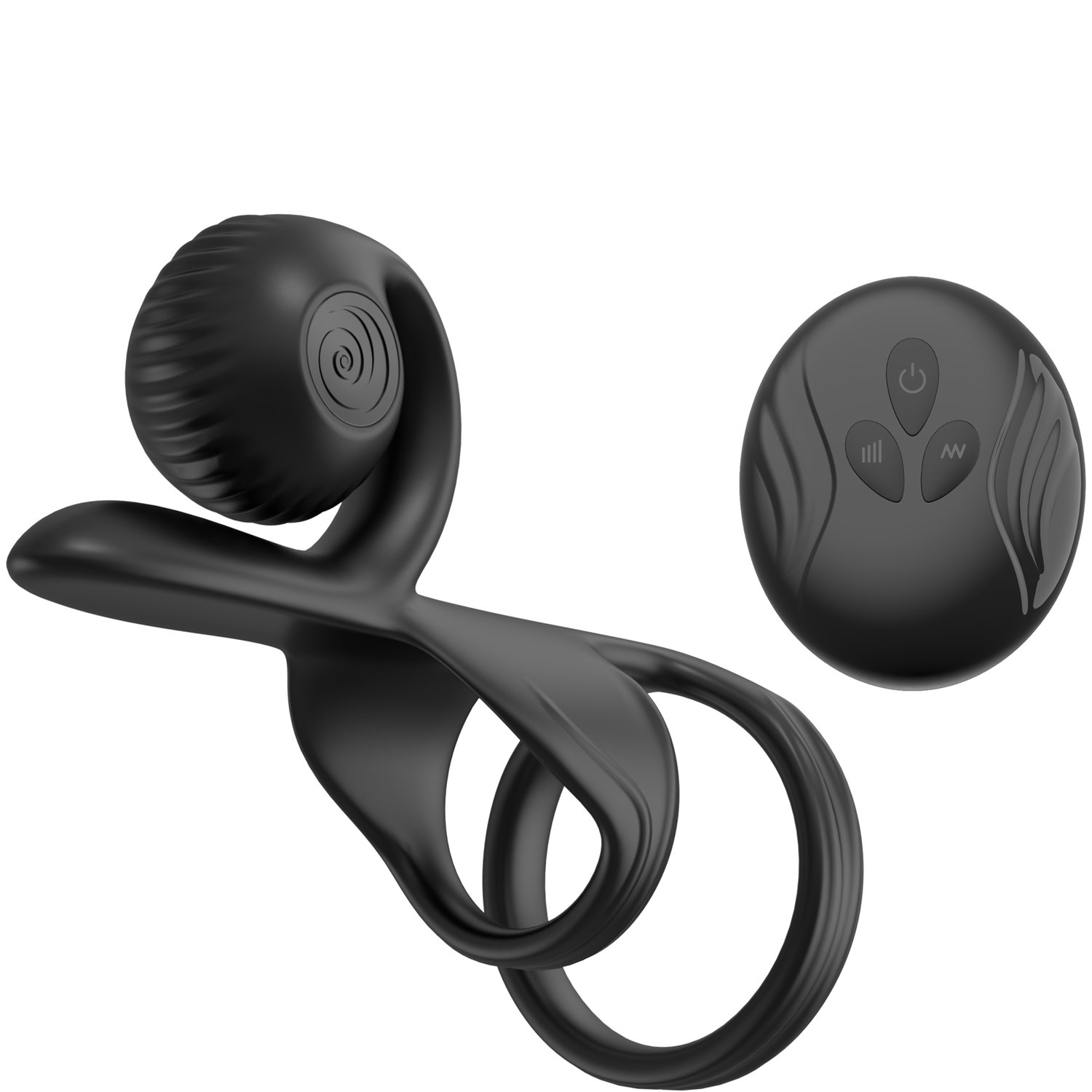 SVibe Jovi Fjernbetjent Dobbelt Par Stimulator - Sort