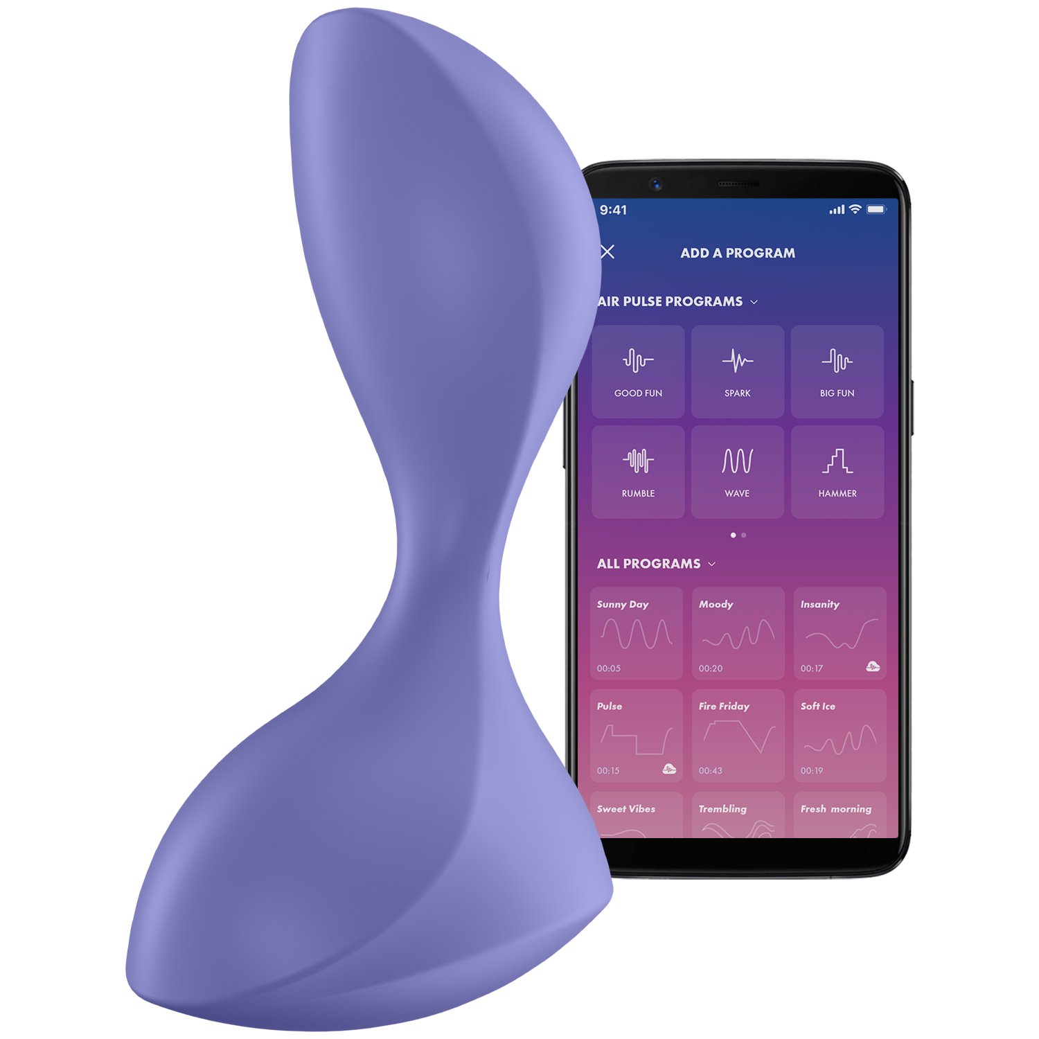 Satisfyer Sweet Seal Vibrerende Butt Plug - Lilla