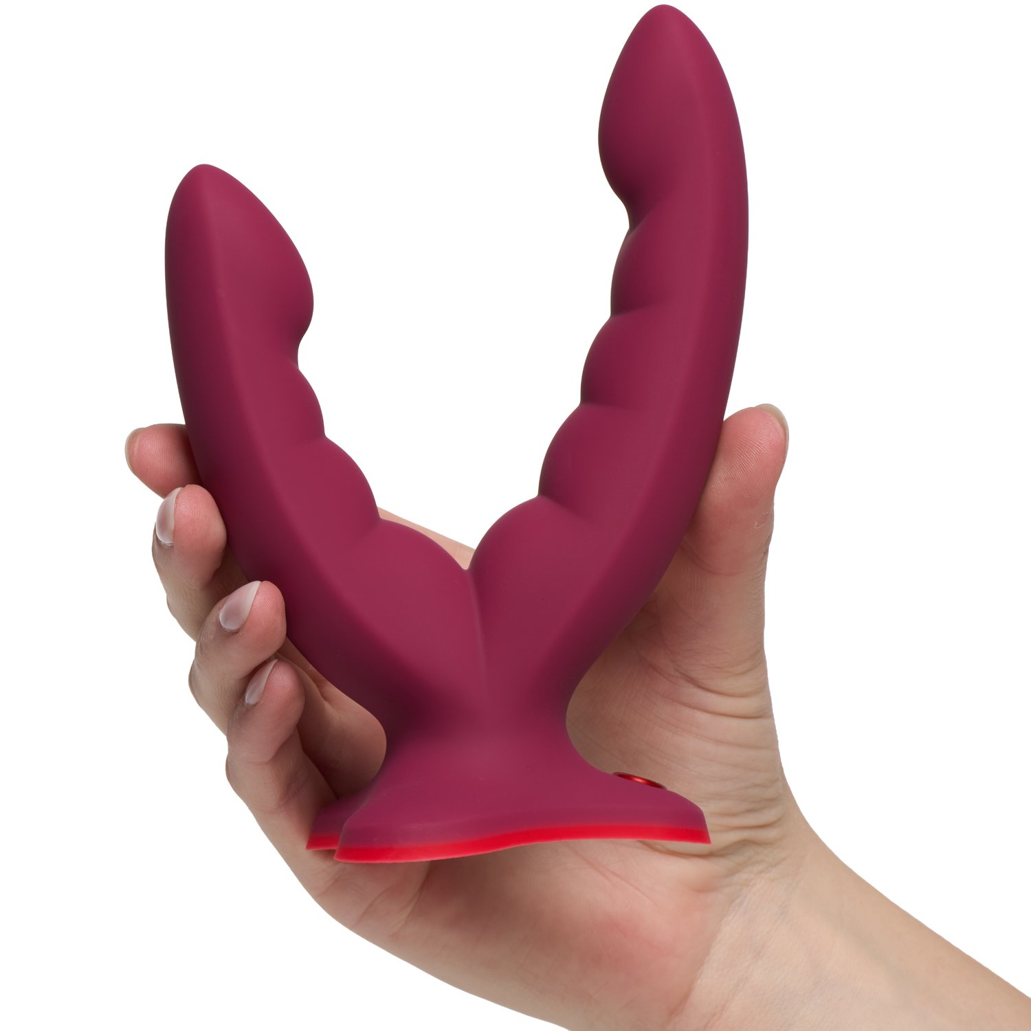 Fun Factory Ryde Dobbelt Dildo 16 cm - Bordeaux