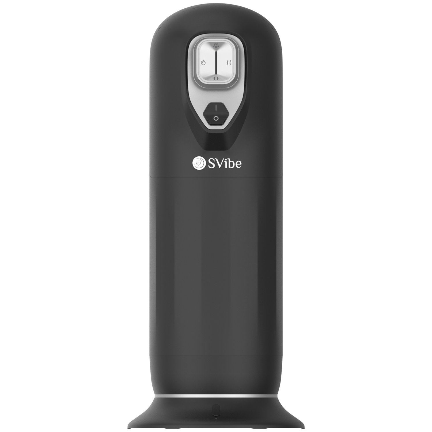 SVibe Ikon Jet Heating & Thrusting Masturbator - Sort