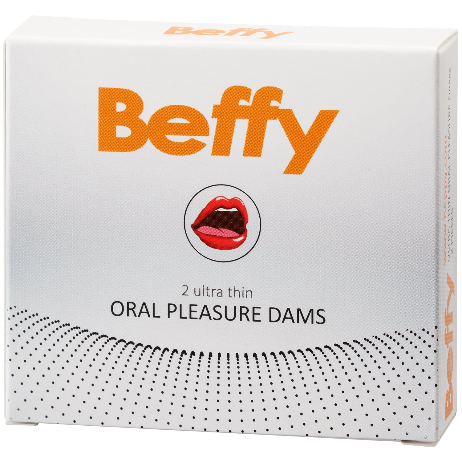 Beffy Oral Dams Latex Slikkelapper 2 stk - Hvid