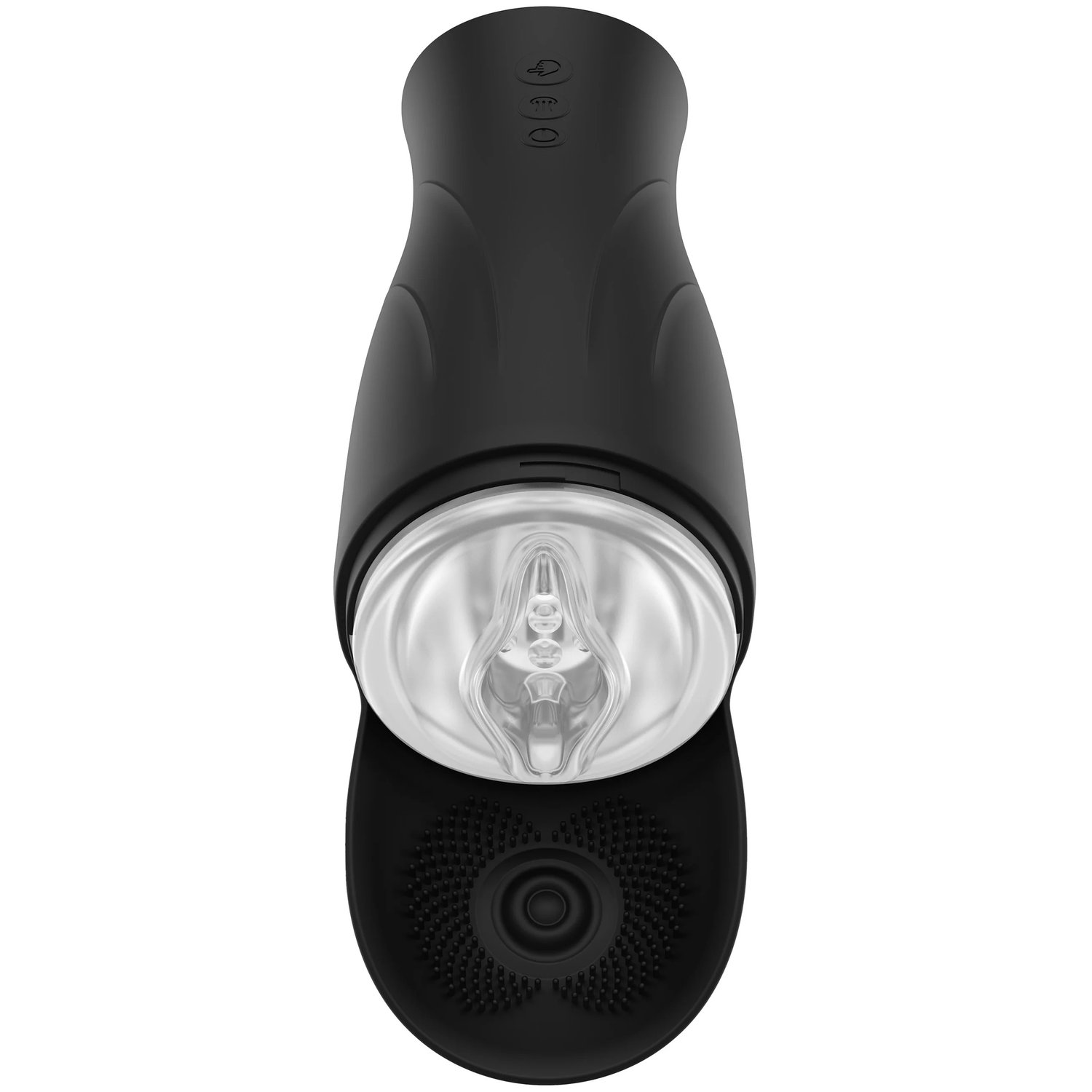 Hidden Desire Fusion X Deep Squeeze Nutbuster Masturbator - Sort