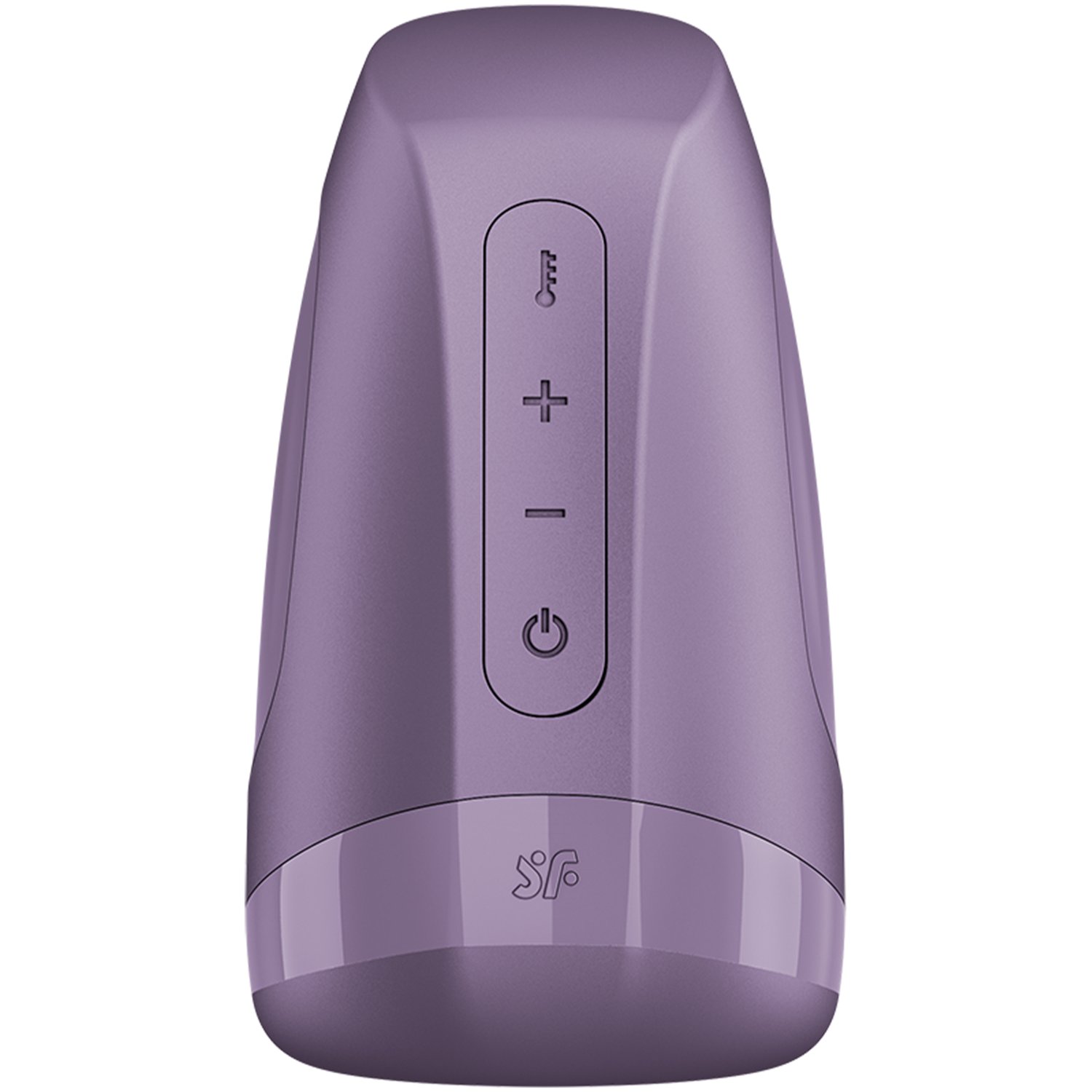 Satisfyer Battery Series Men Heat Vibration Masturbator - Purple